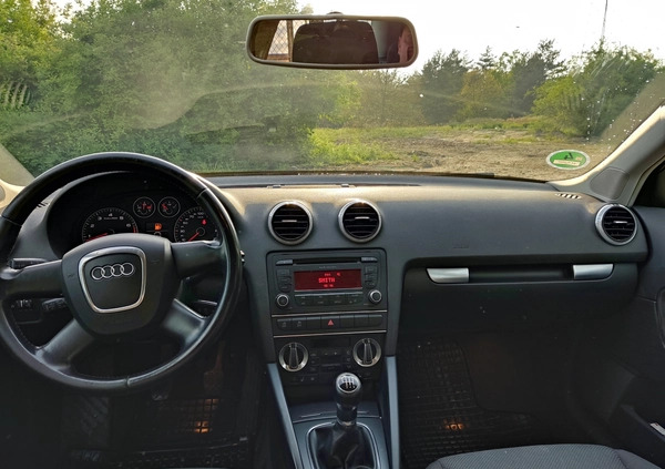 Audi A3 cena 24999 przebieg: 208000, rok produkcji 2010 z Konin małe 352